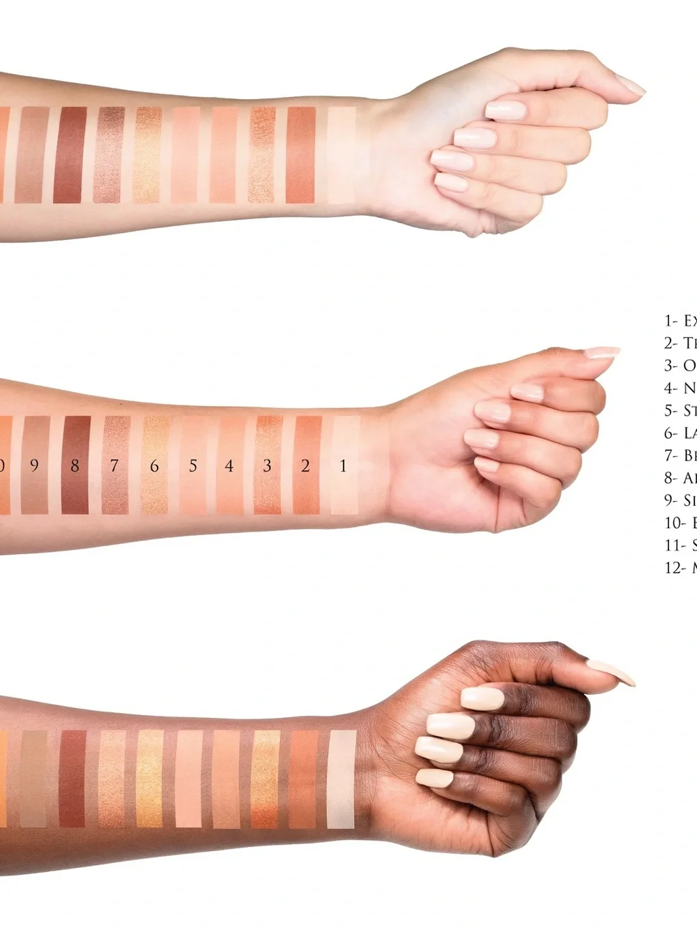 NEW Supreme Nudes Artist Couture Warm Brown & Gold 12-Shade Eyeshadow Palette